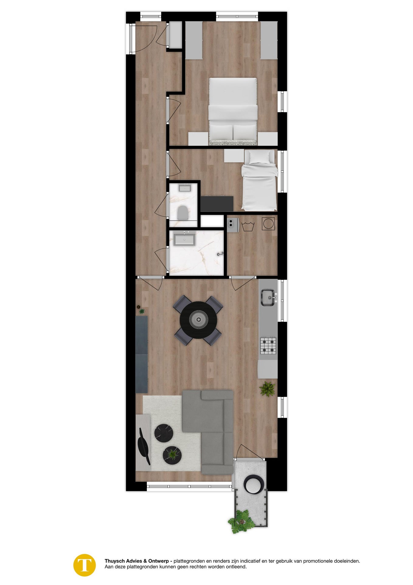 Appartement te koop: Zeemansstraat 79V, Zaandam