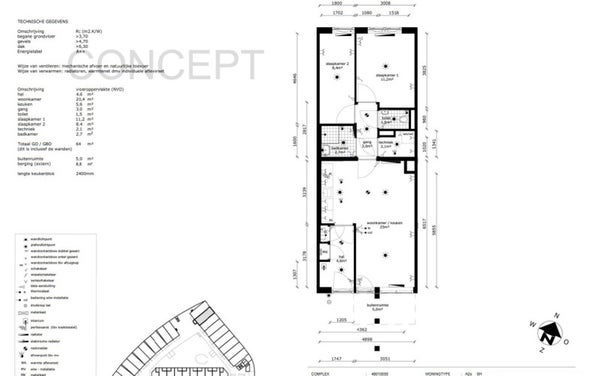 Flat Odysseestraat in Almere