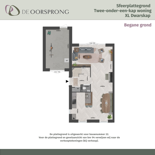 Huis Twee-onder-een-kap woning XL - dwarskap in Goirle