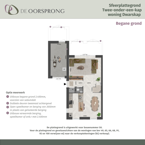 Huis Twee-onder-een-kap woning - dwarskap in Goirle
