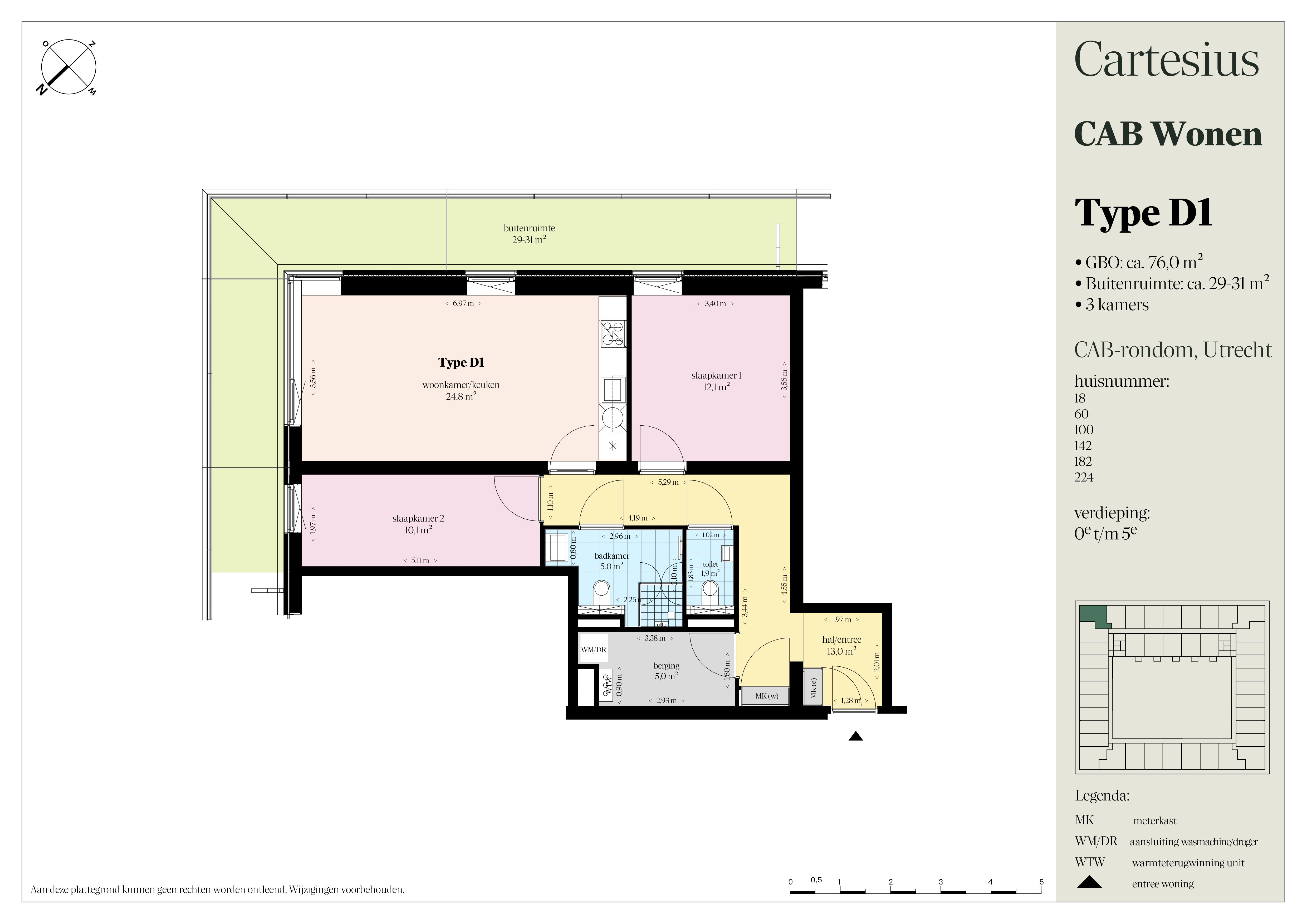 Woning te huur: CAB-rondom, Utrecht