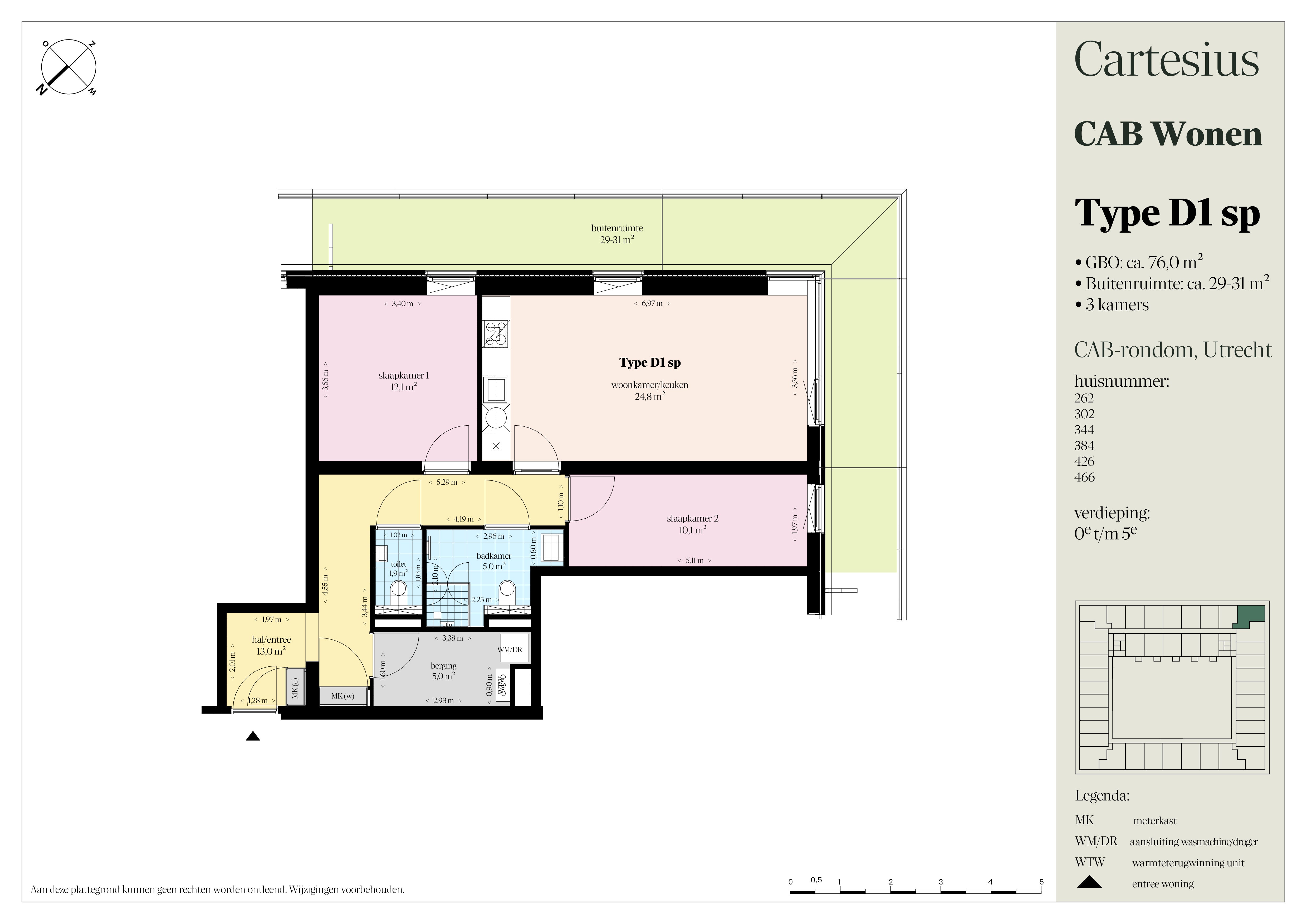 Woning te huur: CAB-rondom, Utrecht