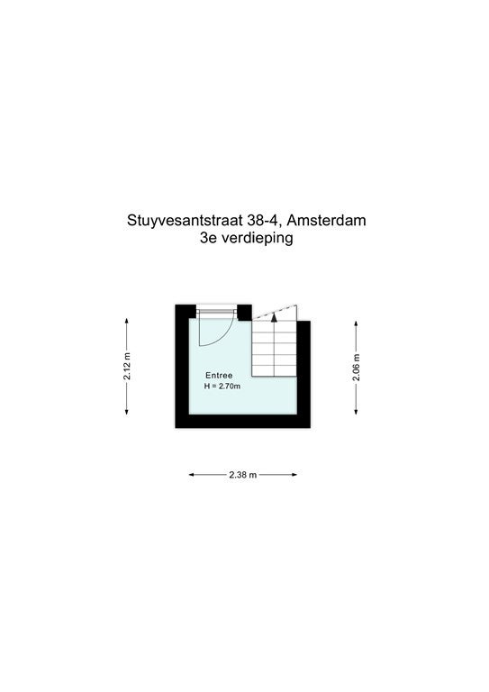 Appartement Stuyvesantstraat in Amsterdam