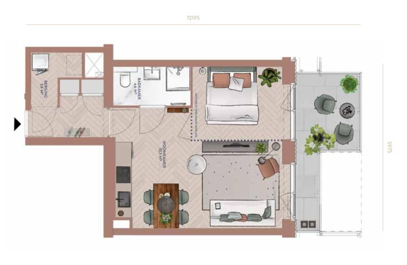 Te huur Appartement Baan in Rotterdam
