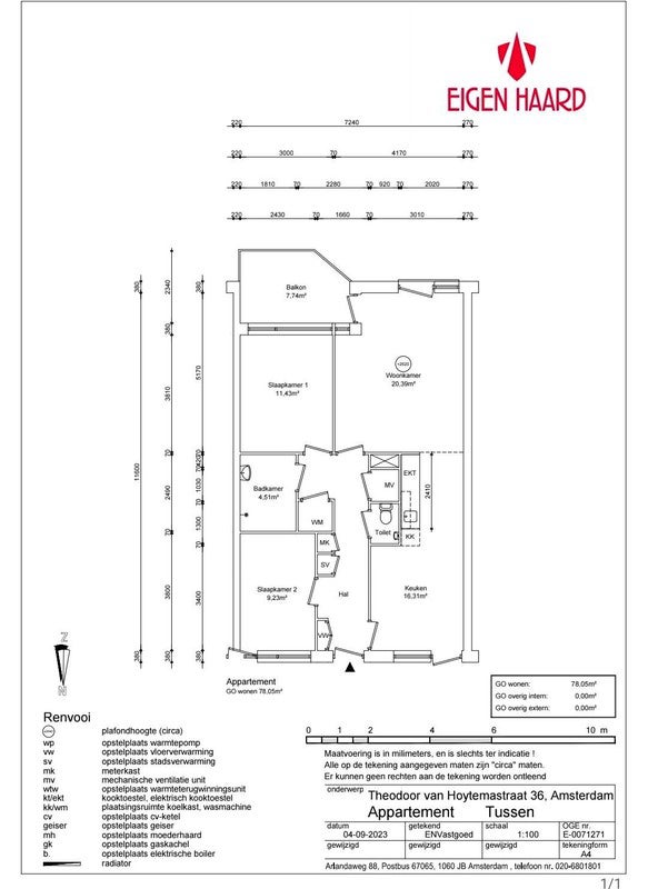 Appartement Theodoor van Hoytemastraat in Amsterdam