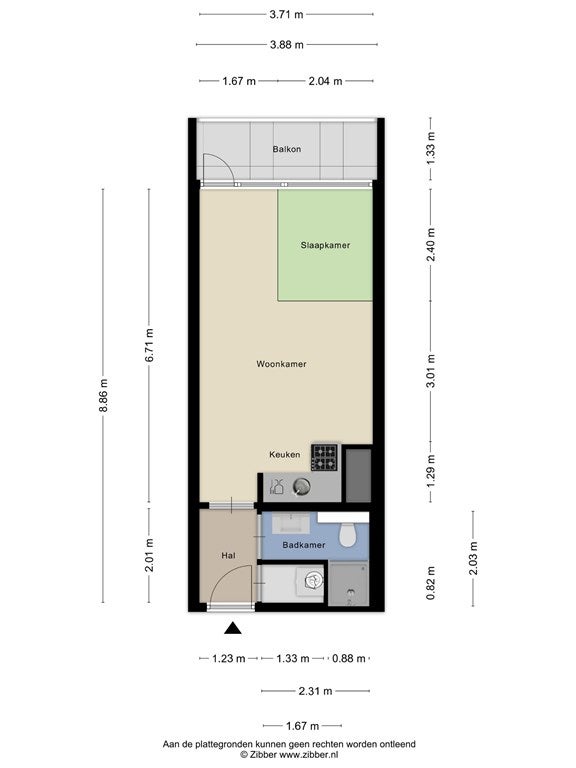 Studio te koop: Oranjeplein 257, Maastricht