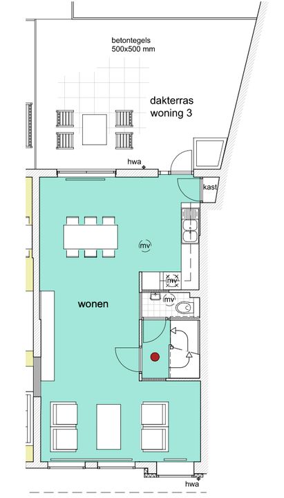 Appartement Langstraat in Wassenaar