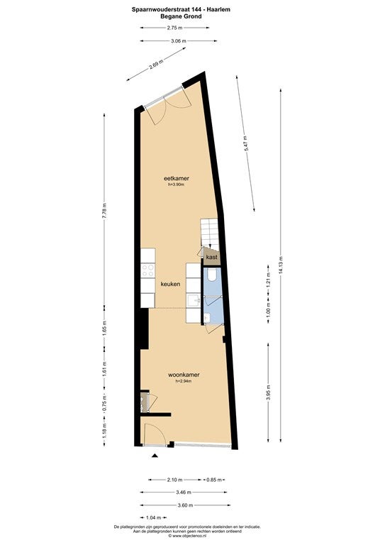 Appartement Spaarnwouderstraat in Haarlem