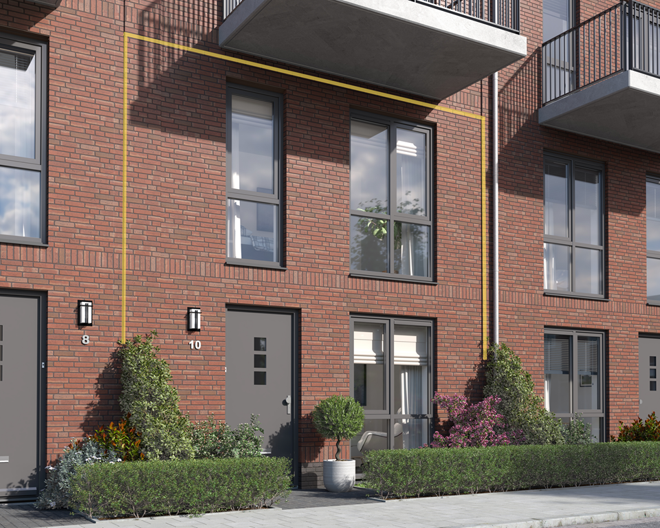 Appartement Lekstraat 22 in Terneuzen