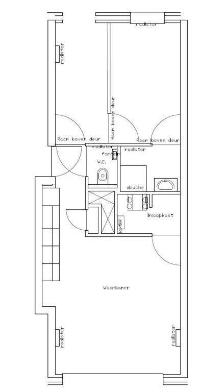 Appartement Oosterhamrikkade in Groningen