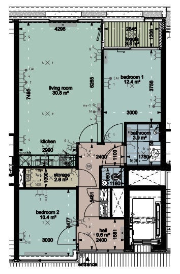 Te huur Appartement Olivier van Noortstraat in Almere