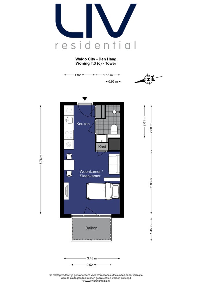 Te huur: Appartement Waldorpstraat 1322 in Den Haag