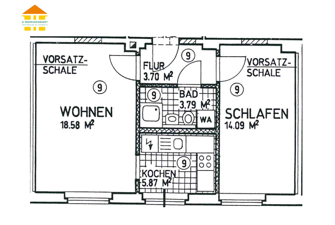 Wohnung Frankenberger Straße in Chemnitz