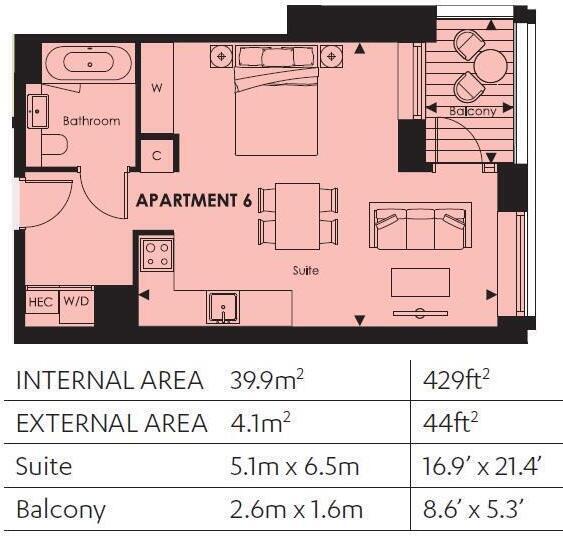 Flat Deacon Street in Greater London