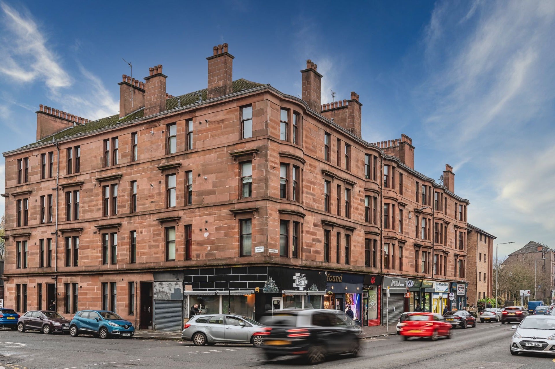 Flat Meadow Road in Glasgow