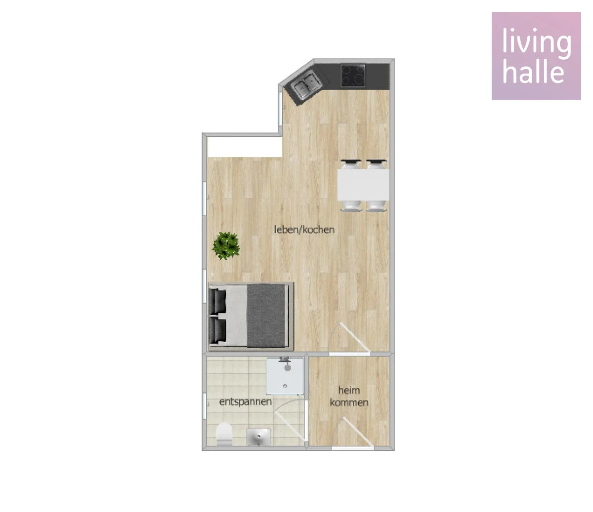 Wohnung Krukenbergstraße in Halle (Saale)