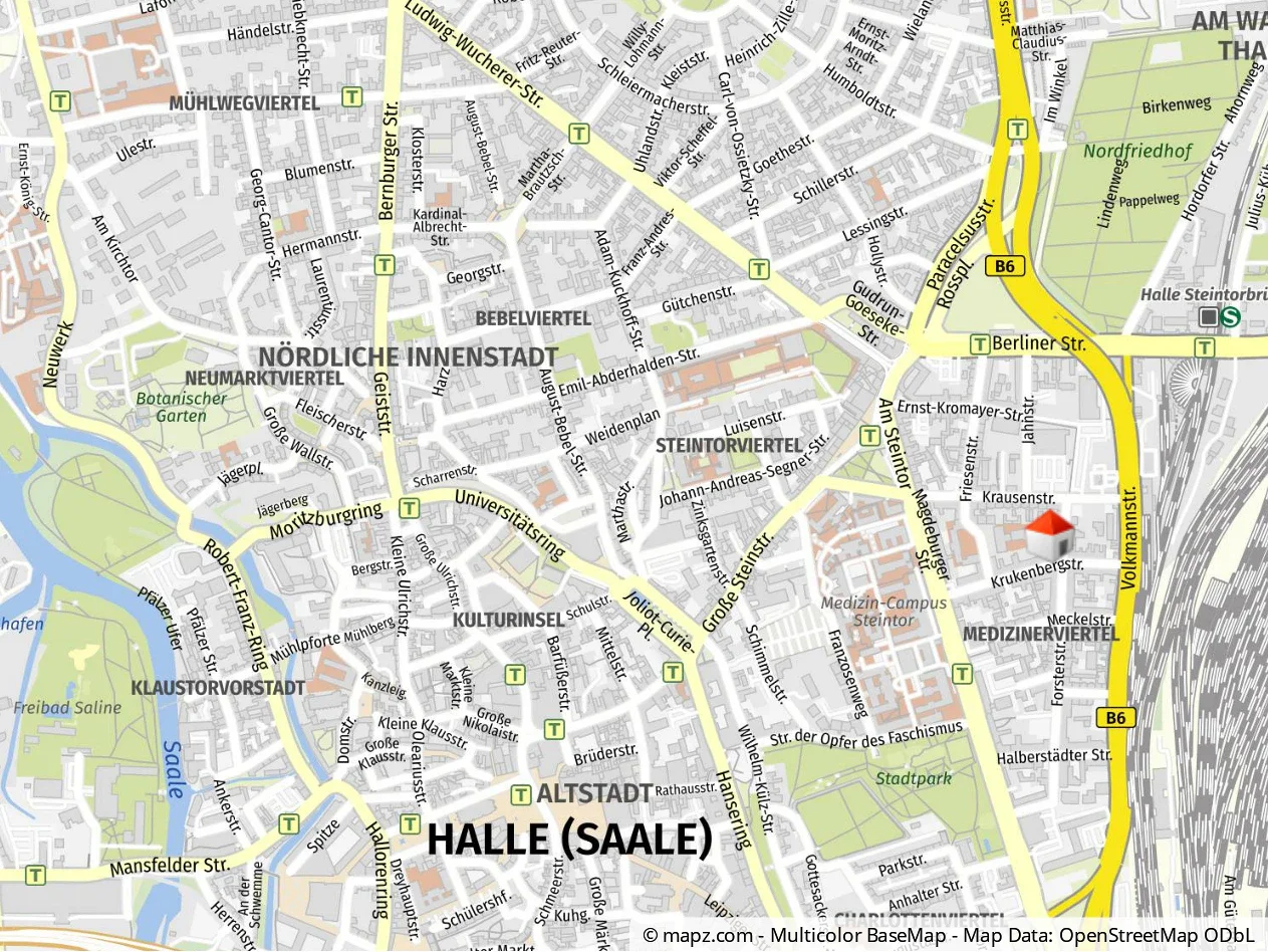 Wohnung Krukenbergstraße in Halle (Saale)