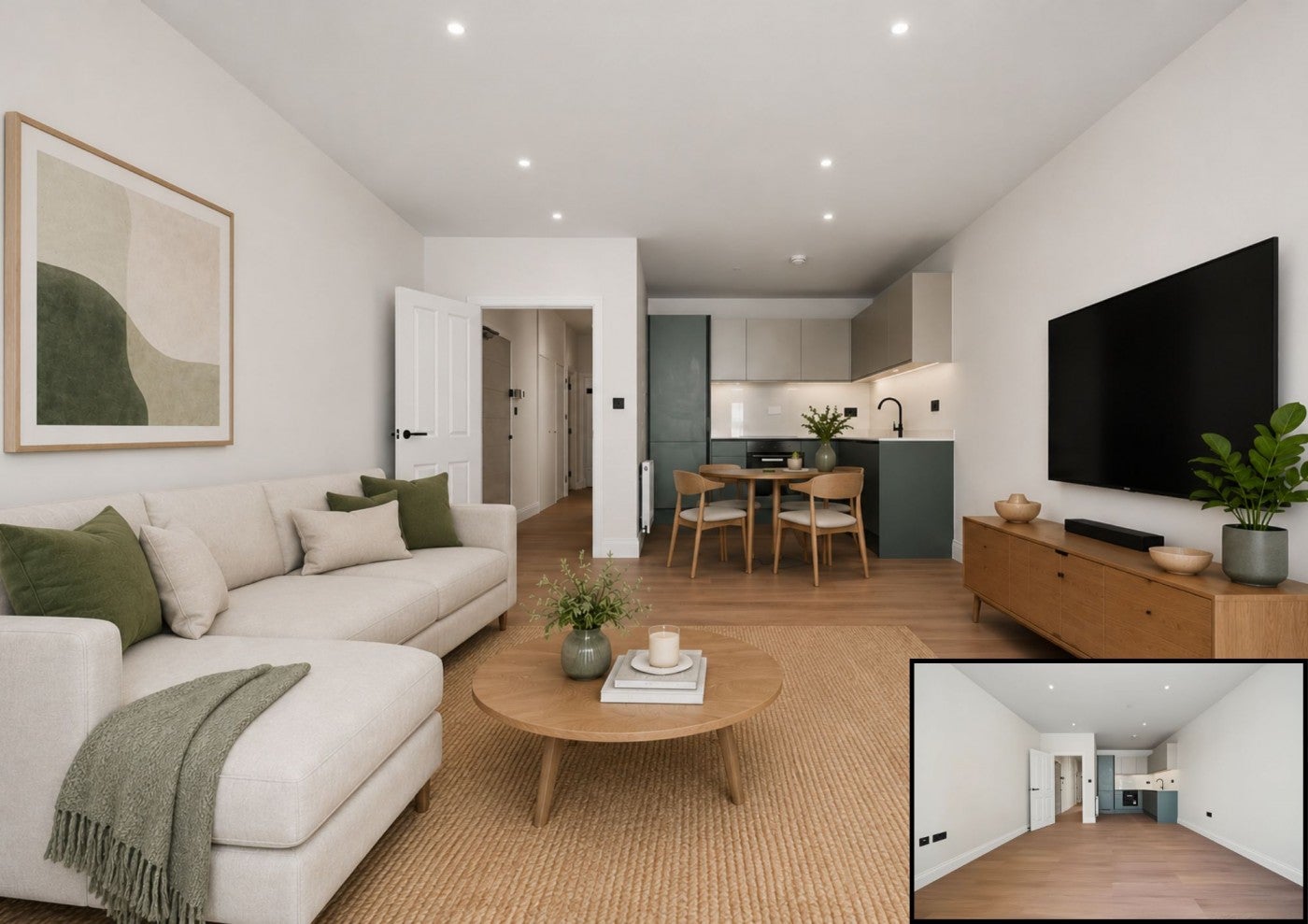 Flat Gloucester Drive in Greater London