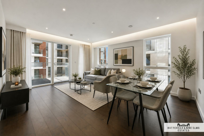 Flat Ponton Road in Greater London