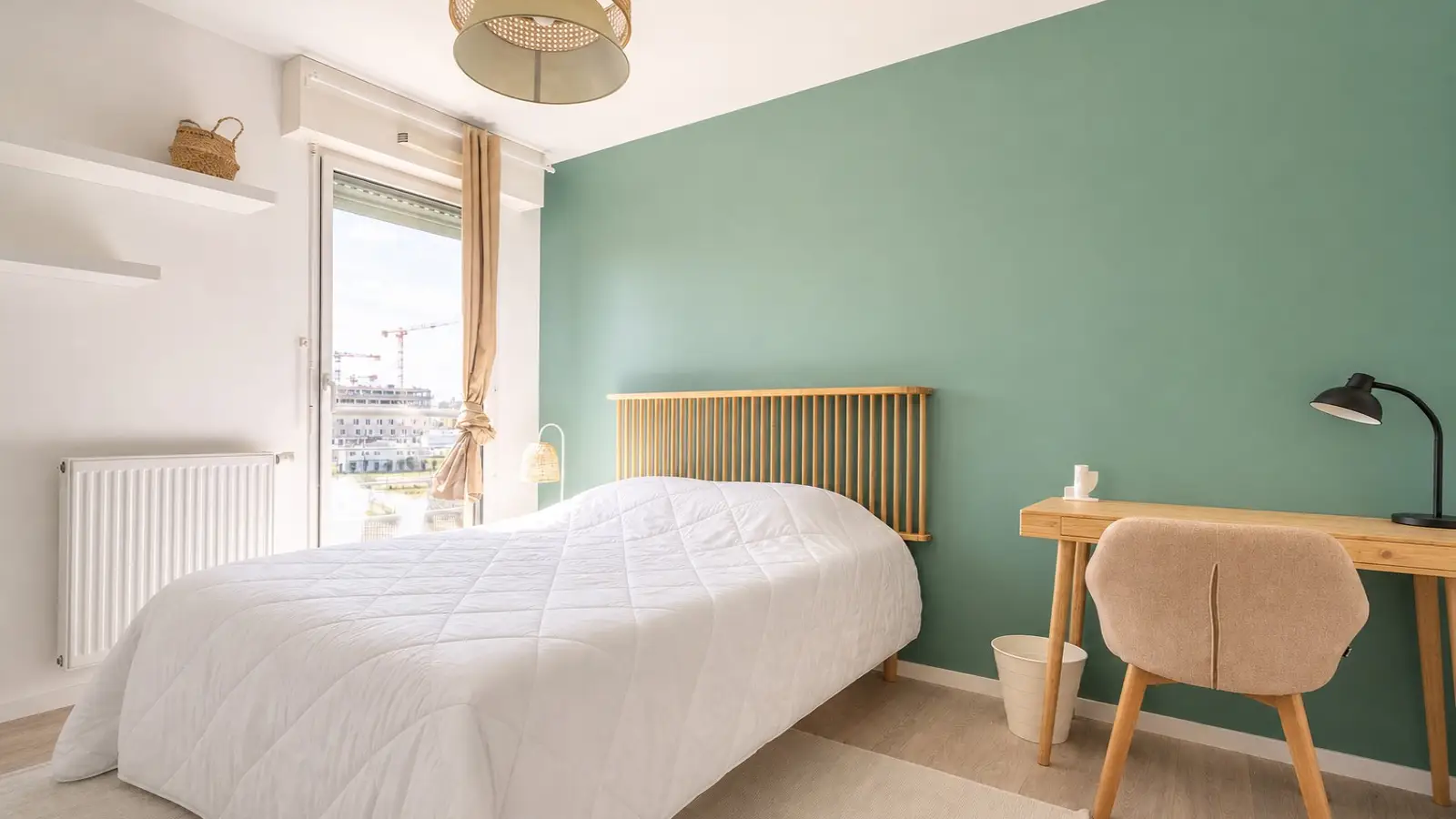 Chambre Boulevard de l'Estuaire à Nantes