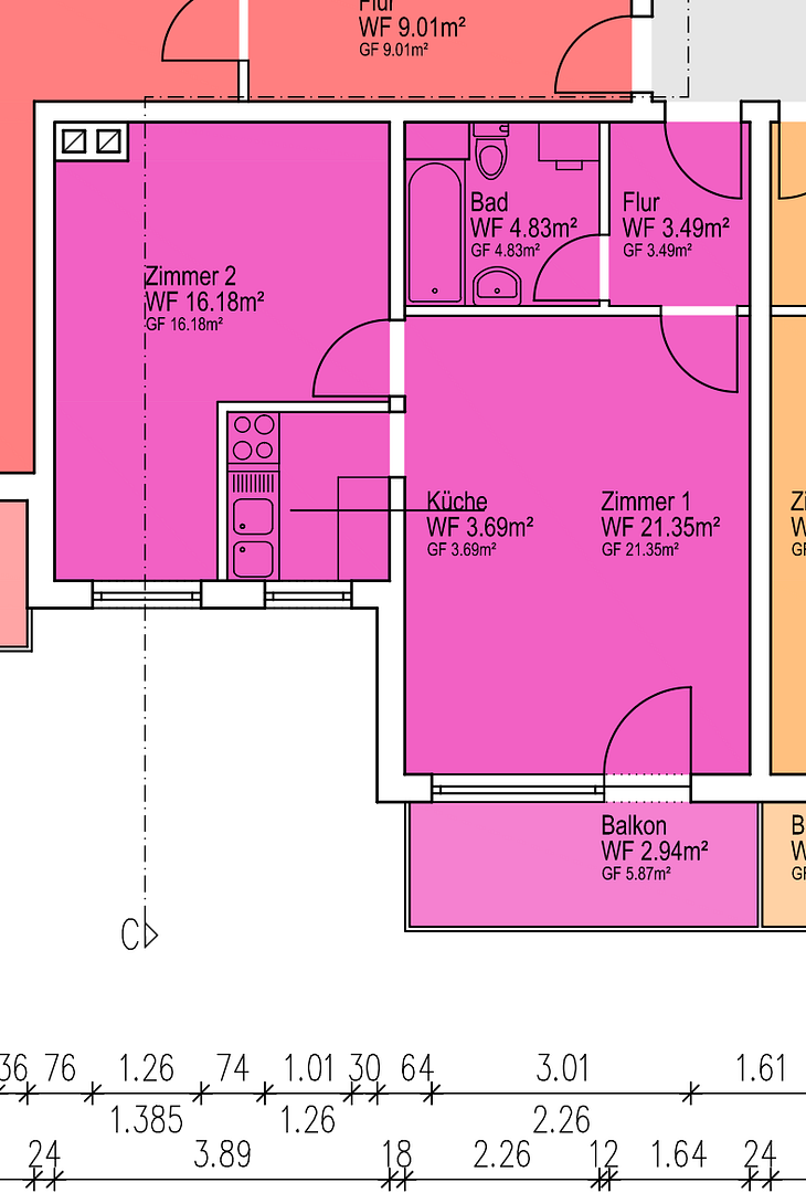 Wohnung Schwalbenweg in Welsleben