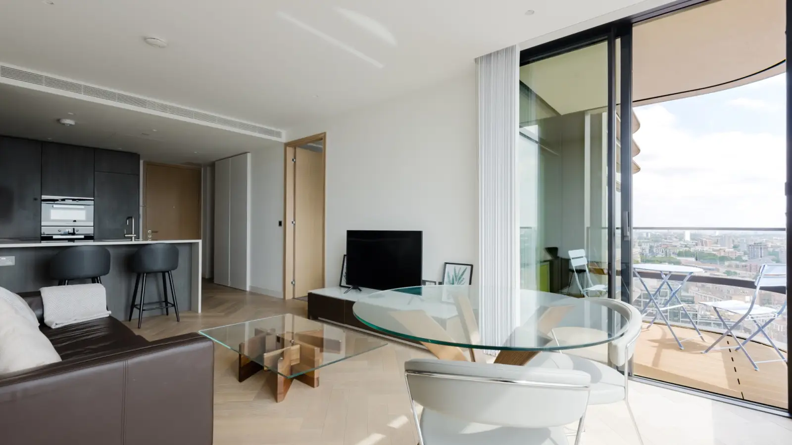 Flat Bishopsgate in City of London