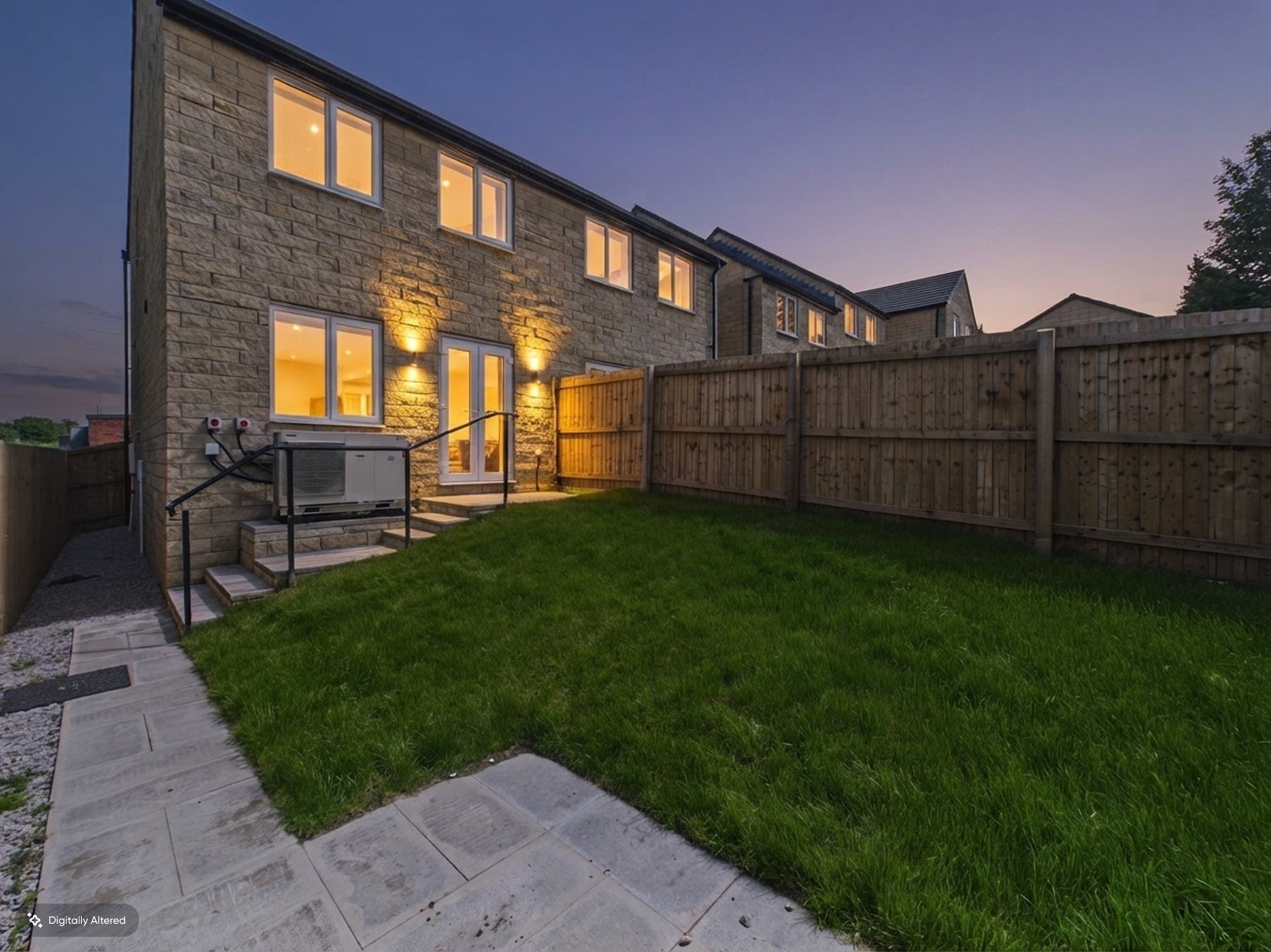 House New Road in Borough of Pendle