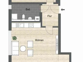 Wohnung Fuldaer Wende in Hannover