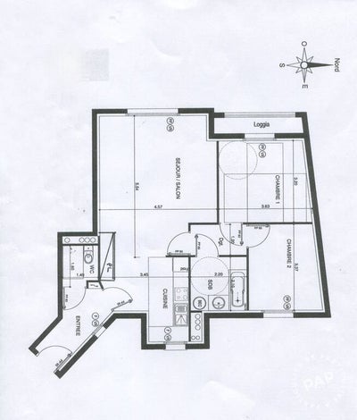 Flat Rue du Général de Gaulle in Villiers-sur-Marne