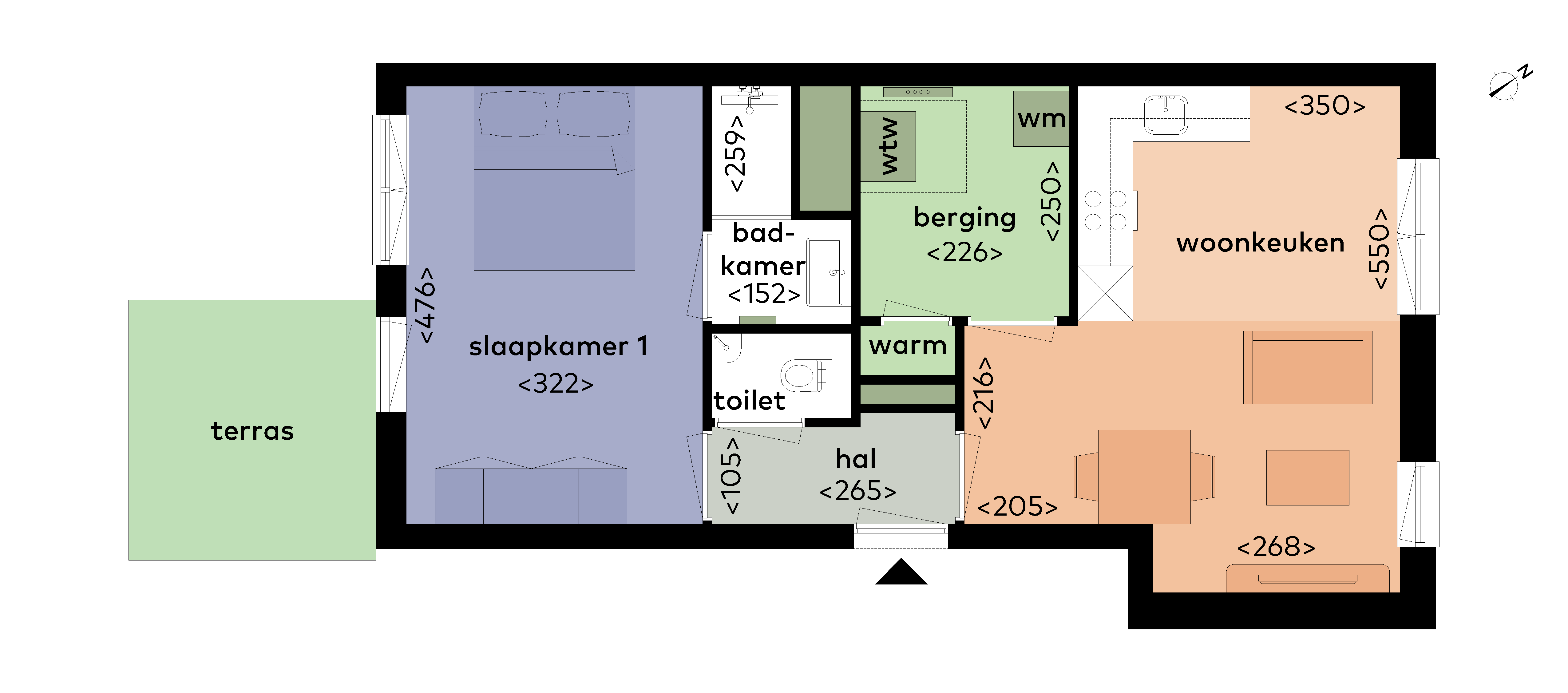 Appartement Albertina Sisulupad in Rotterdam