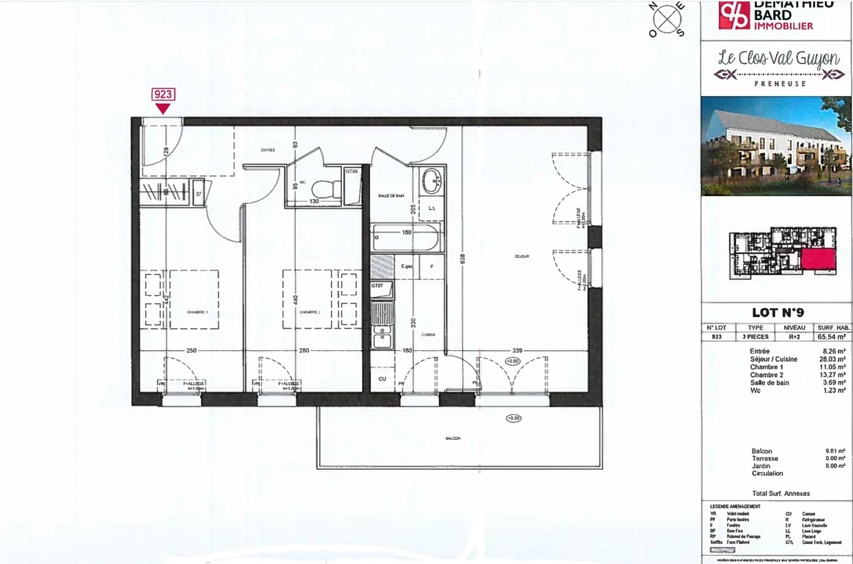 Flat Rue Solange Boutel in Freneuse
