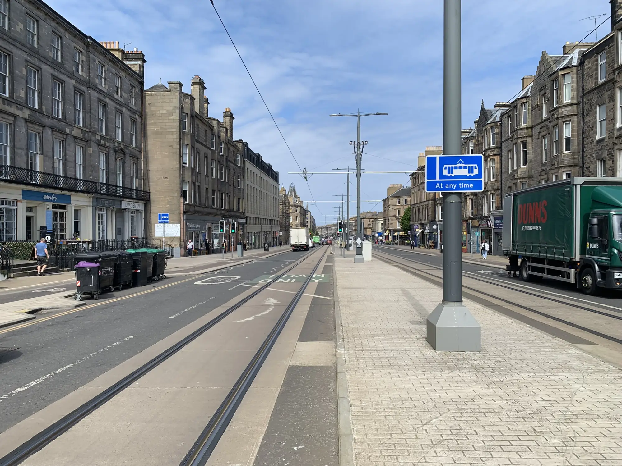 Flat Leith Walk in City of Edinburgh