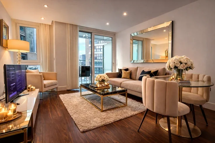 Flat St. Botolph Row in City of London