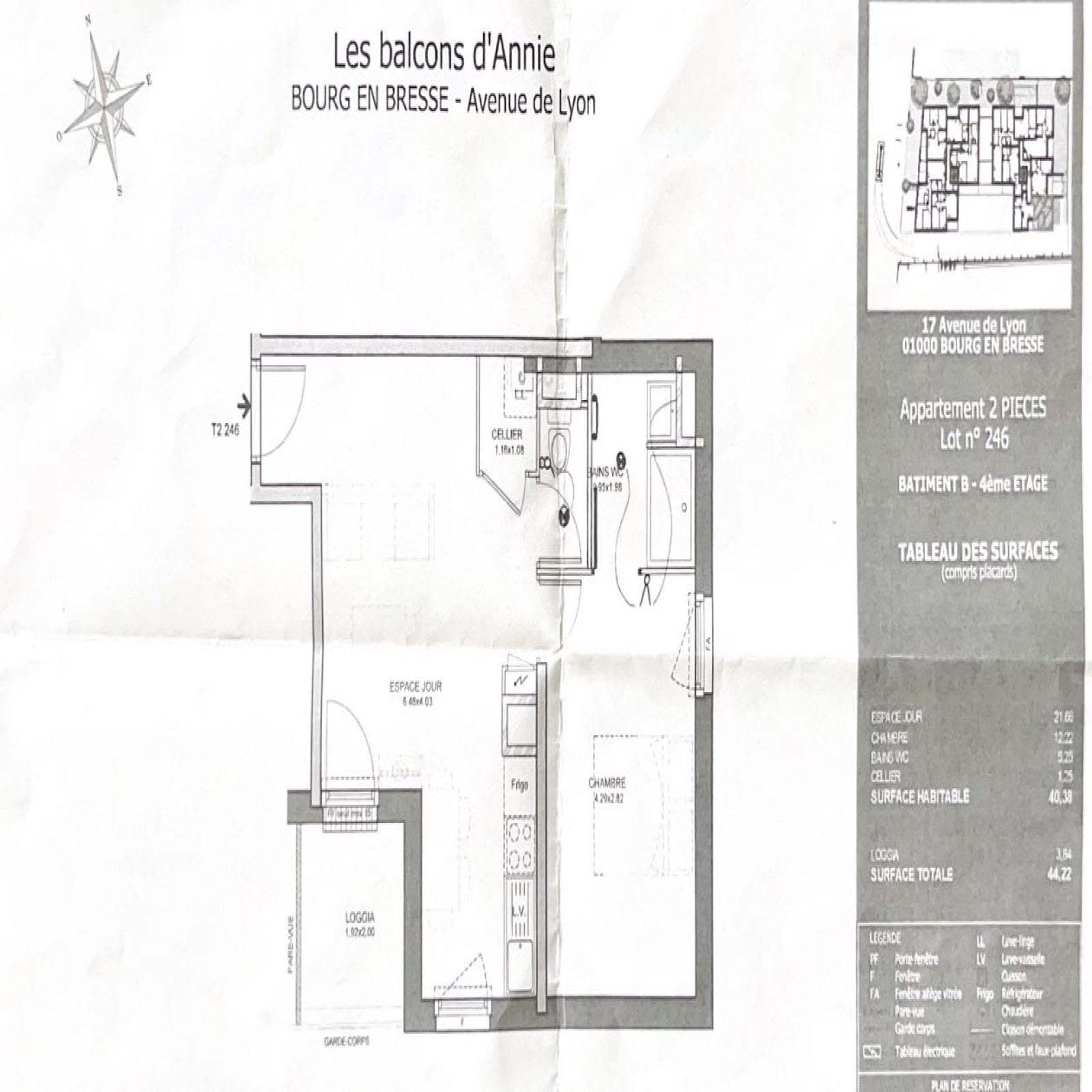 Appartement Avenue de Lyon à Bourg-en-Bresse