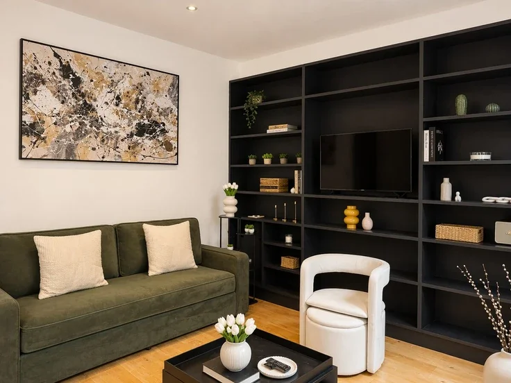 Flat Cleveland Street in Greater London