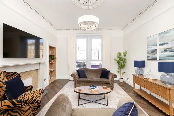 Flat Leith Walk in City of Edinburgh