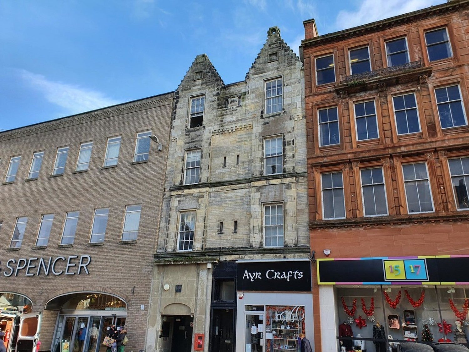 Flat High Street in Ayr