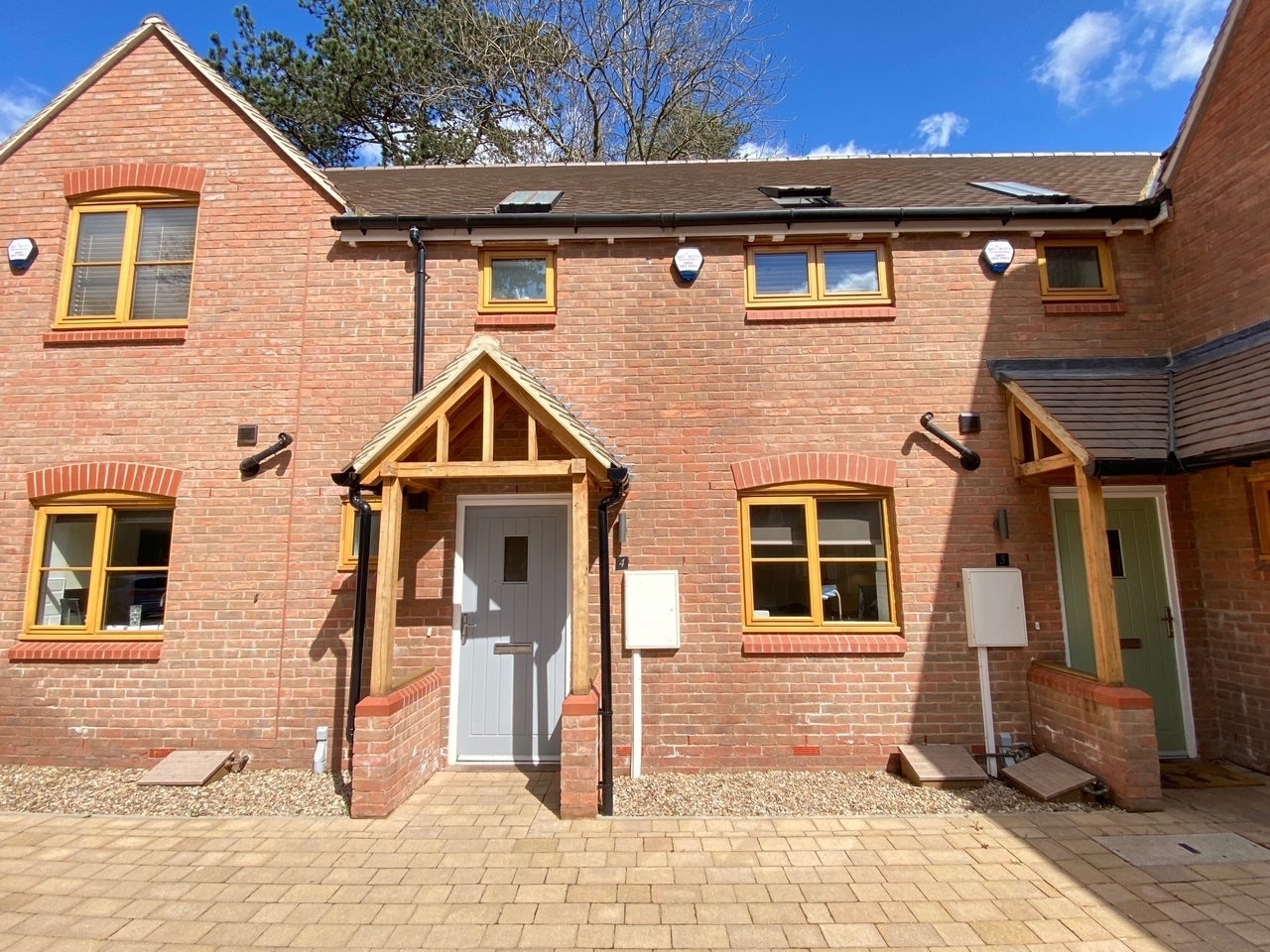 House Wood Lane in Charnwood