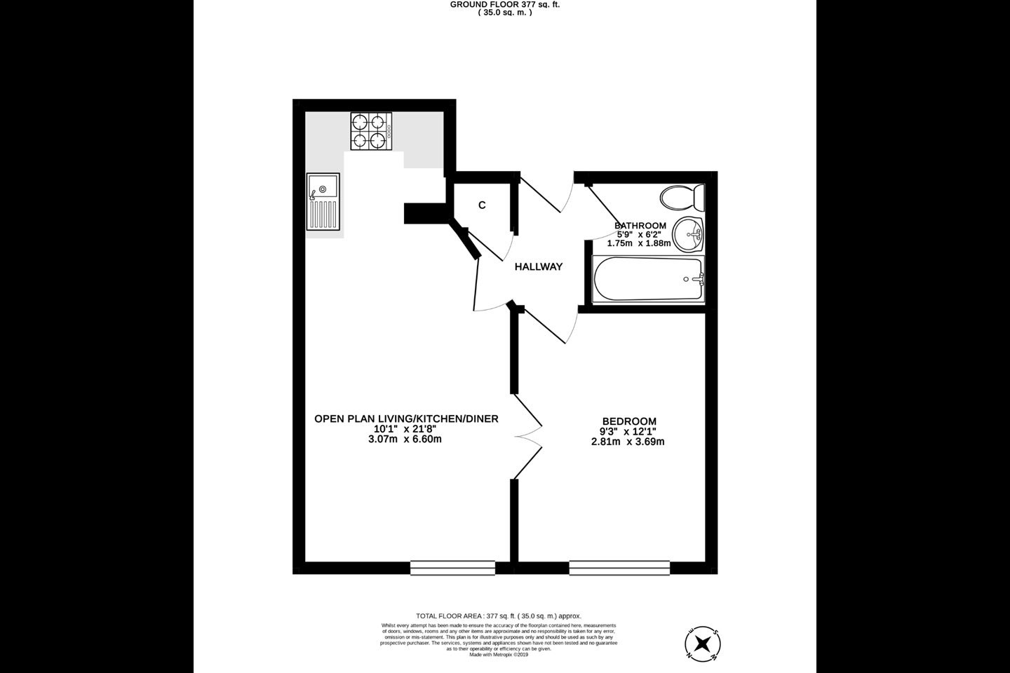 Flat Cleveland Grove in Greater London