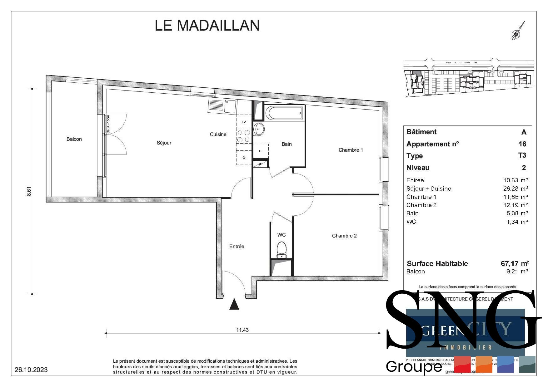 Flat Rue Toussaint Louverture in Montataire