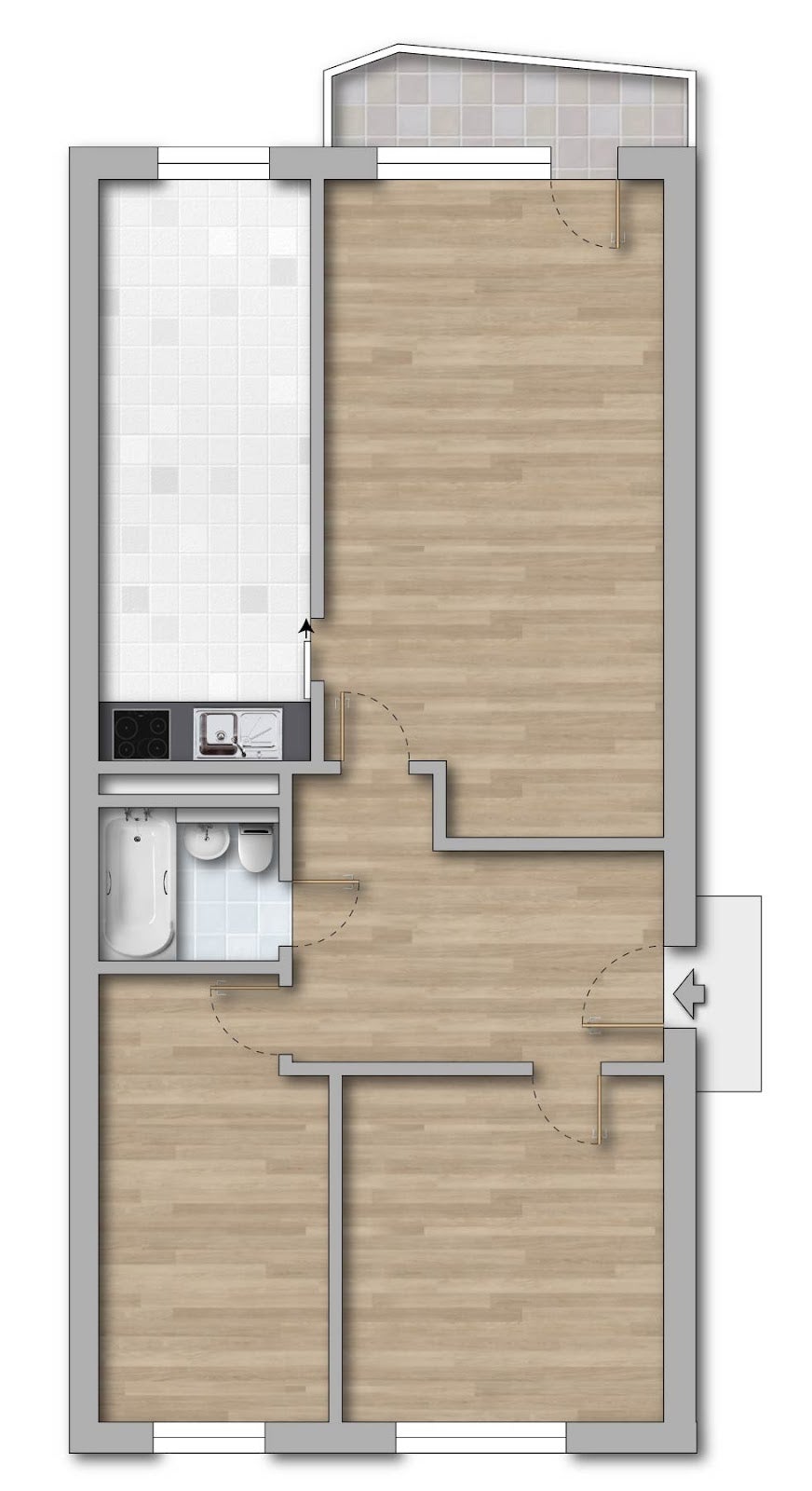 Wohnung Konstantin-Ziolkowski-Straße in Gotha