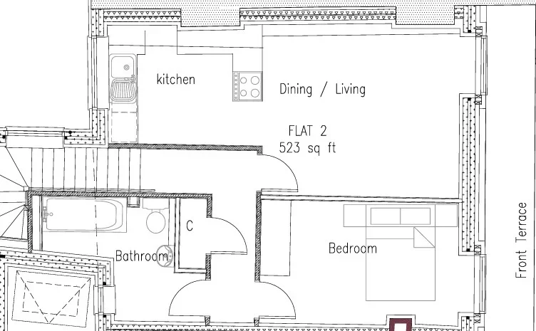 Flat Rye Lane in Greater London