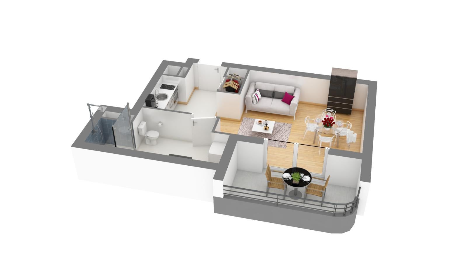 Appartement Cour du Sud à Clamart