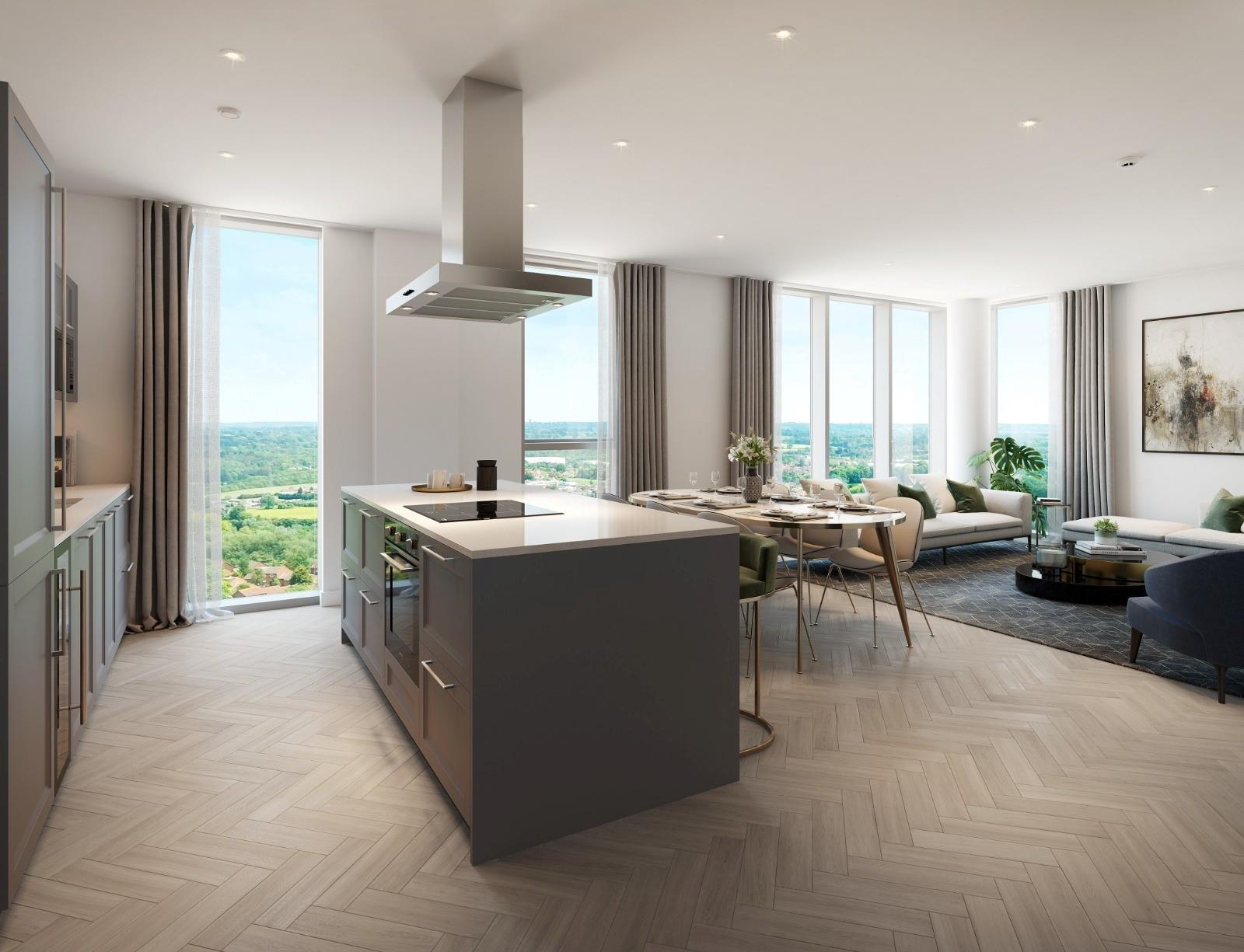 Flat Beechen Grove in Watford