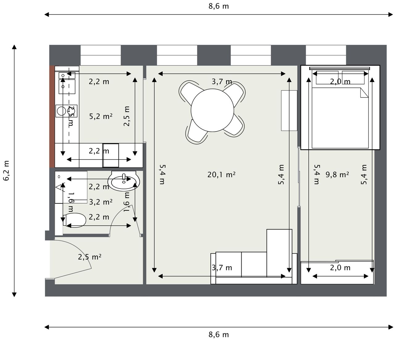 Wohnung Nostitzstraße in Berlin