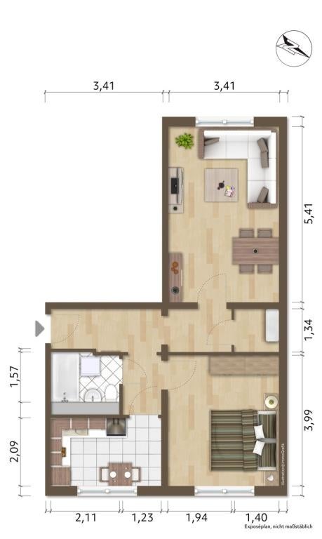 Wohnung Otto-Damerau-Straße in Hoyerswerda