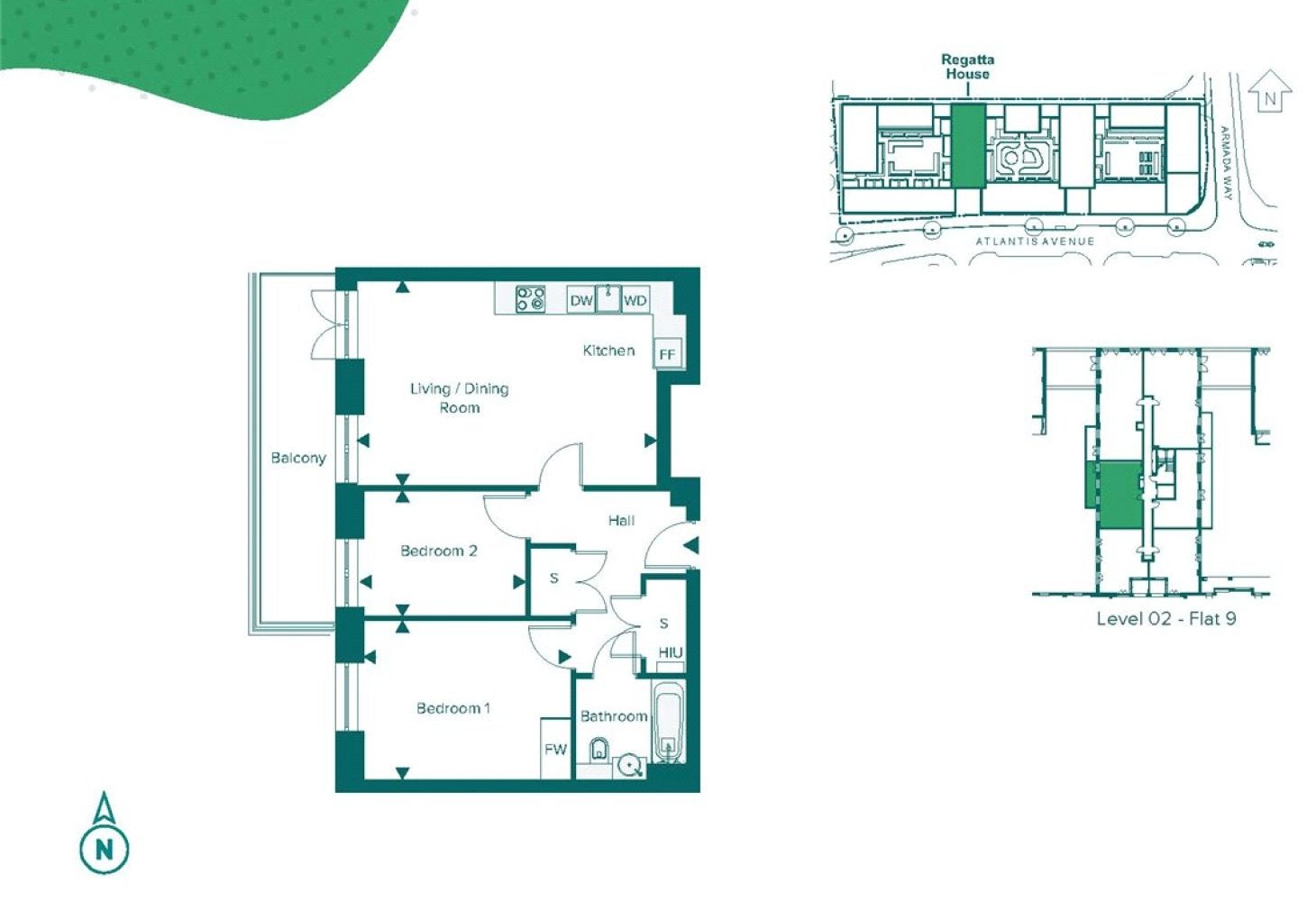 Flat Atlantis Avenue in Greater London
