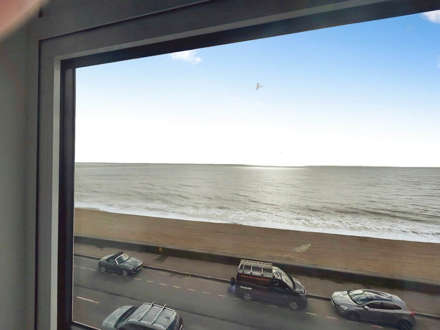 Flat Sandgate Esplanade in Folkestone and Hythe District