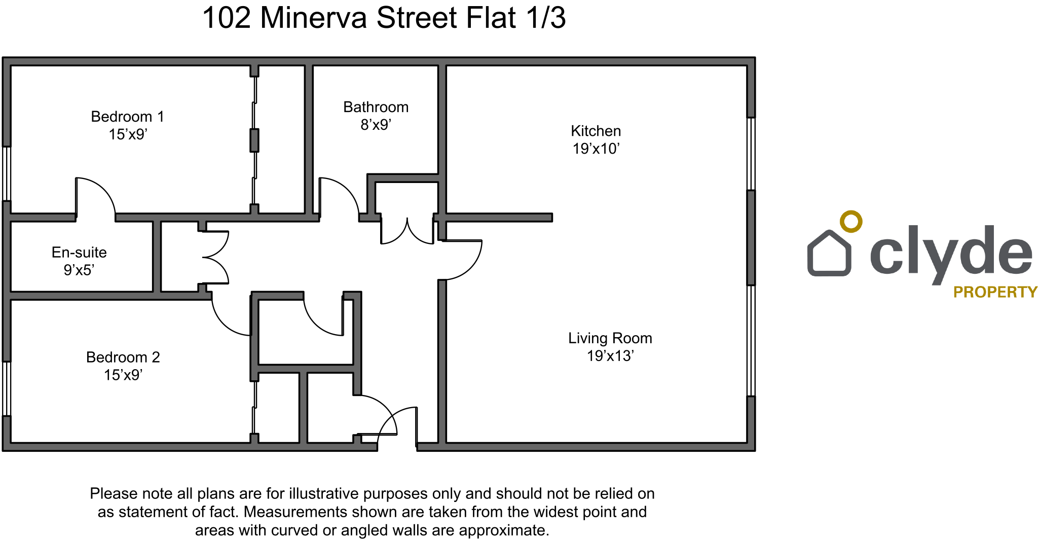 Flat Minerva Street in Glasgow