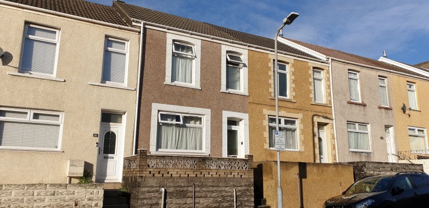 House Baglan Street in Swansea